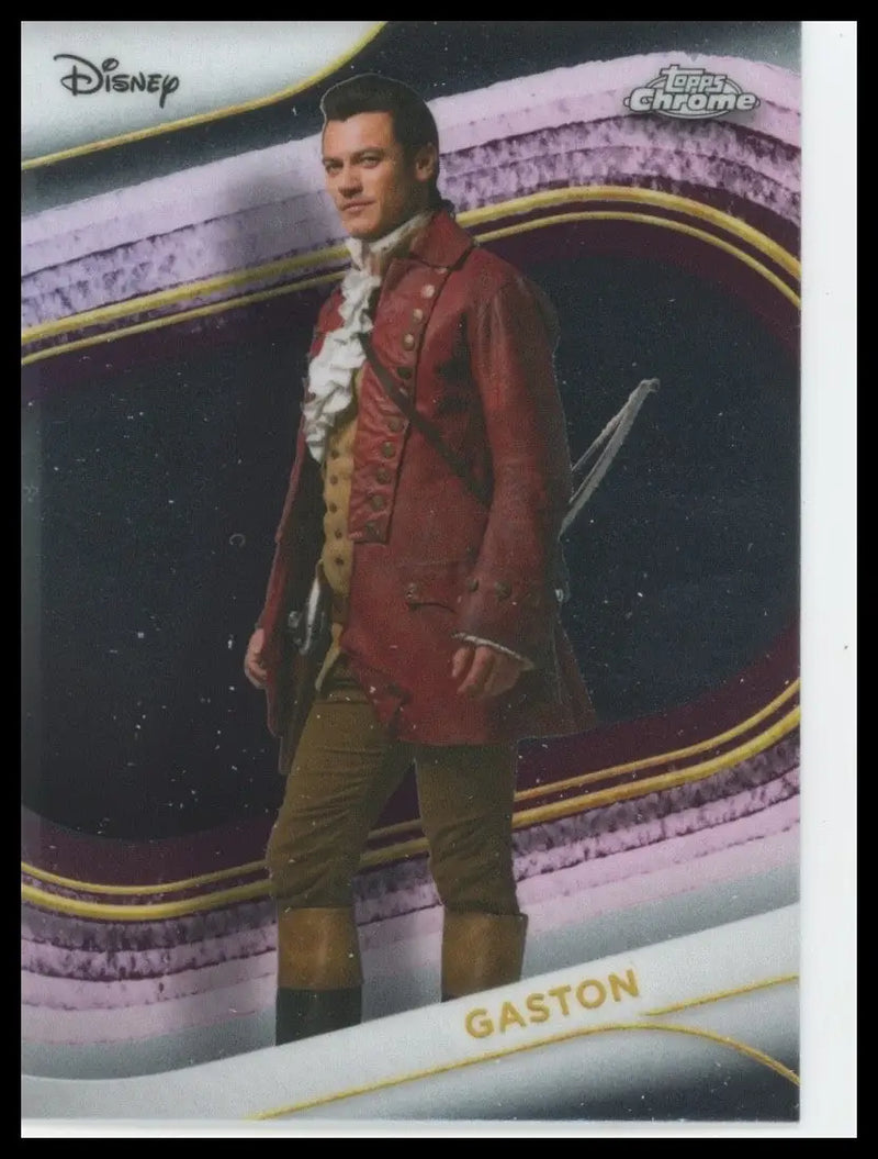 2025 Topps Chrome Disney Gaston #131 Beauty and the Beast Live Action Card - Non-Sports Card Single
