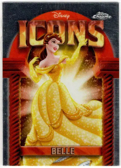 2025 Topps Chrome Disney Icons Insert Card DI-13 Belle - Non-Sports Card Single