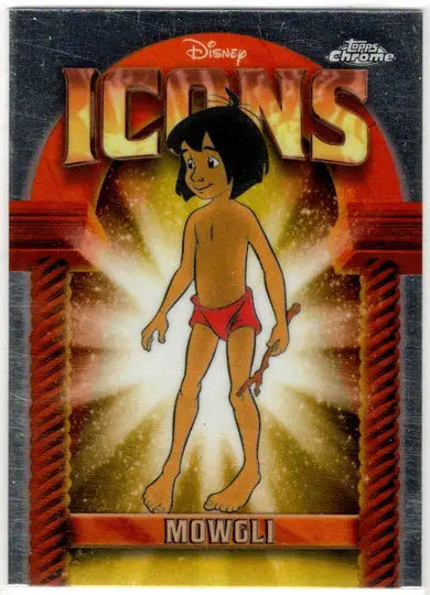 2025 Topps Chrome Disney Icons Insert Card DI-15 Mowgli - Non-Sports Card Single