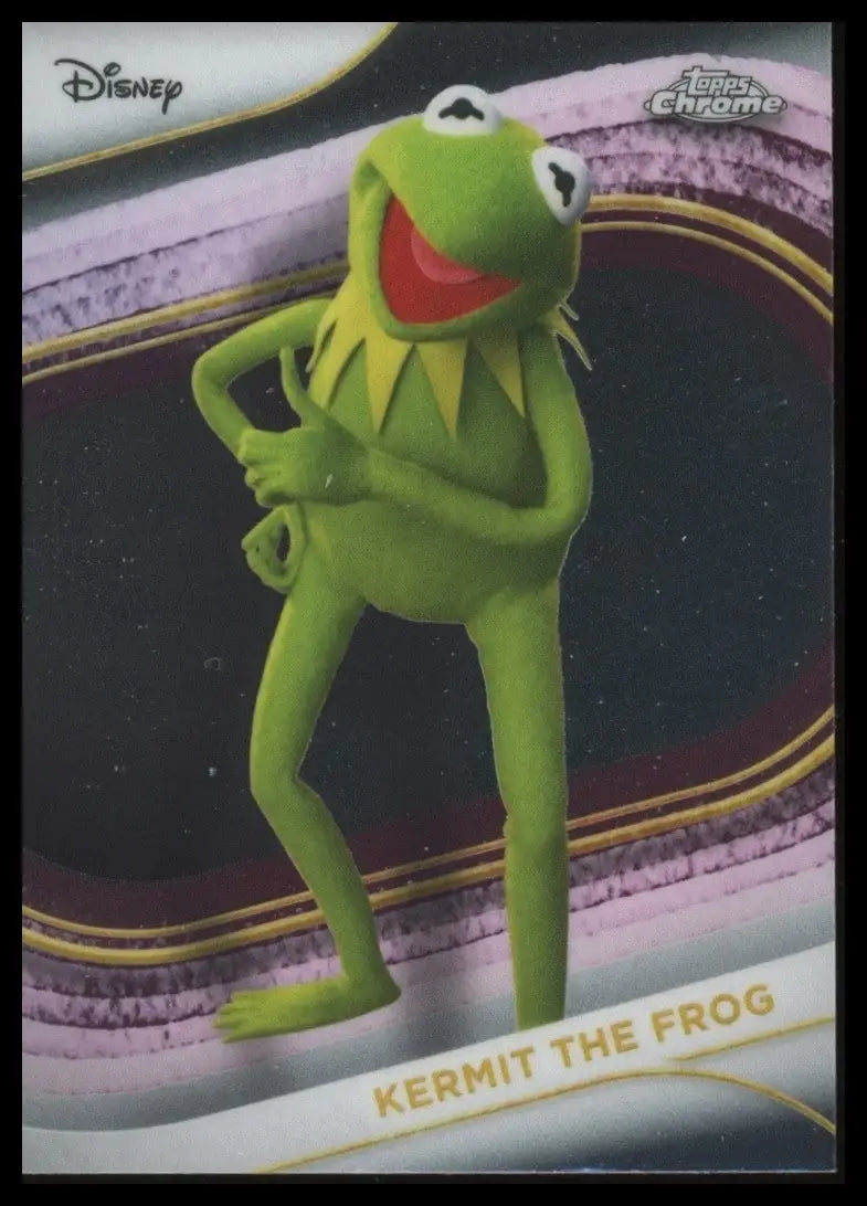 2025 Topps Chrome Disney Kermit The Frog #122 Muppets Trading Card - Non-Sports Card Single