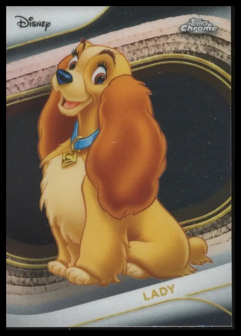 2025 Topps Chrome Disney Lady #70 Lady and the Tramp Trading Card - Non-Sports Card Single