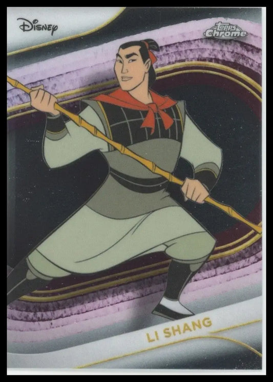 2025 Topps Chrome Disney Li Shang #41 Mulan Trading Card - Non-Sports Card Single
