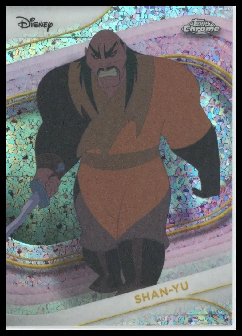 2025 Topps Chrome Disney Mini Diamond Refractor Shan Yu #42 Mulan Card - Non-Sports Card Single