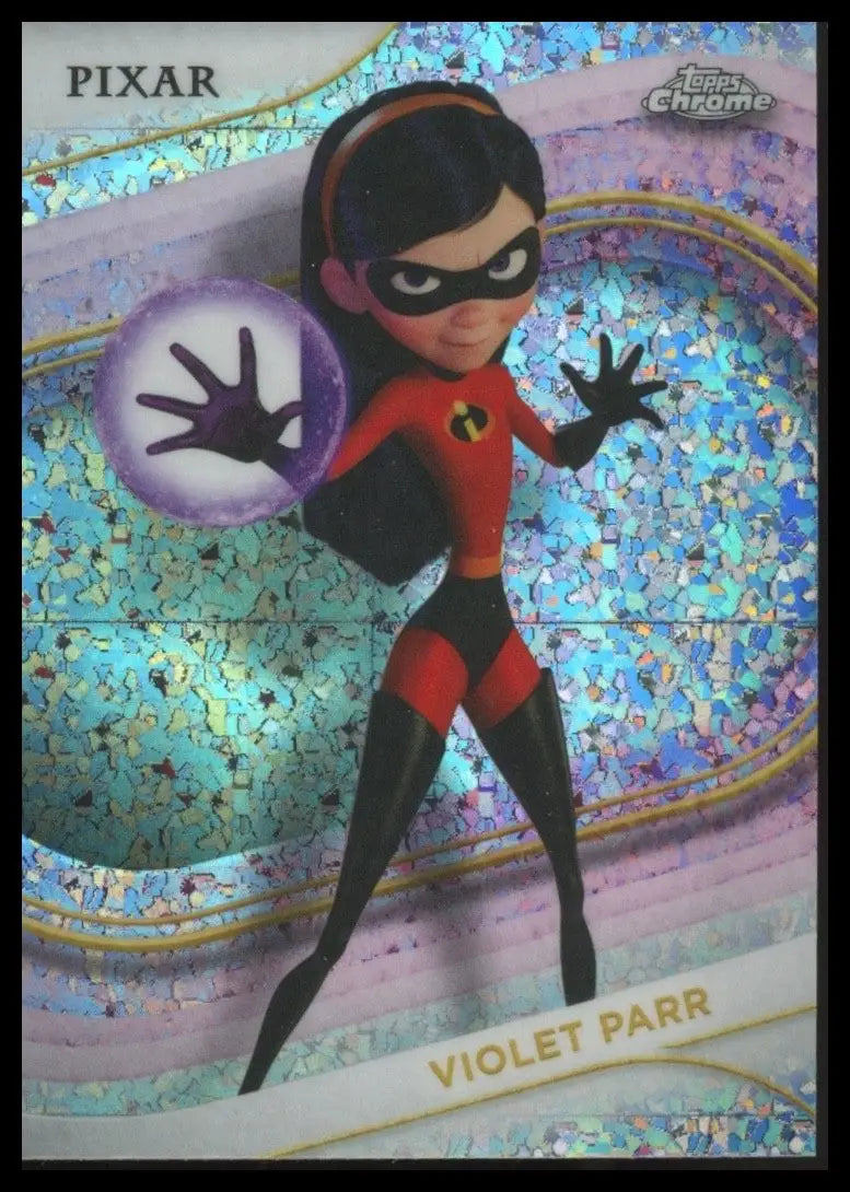 2025 Topps Chrome Disney Mini Diamond Refractor Violet Parr #152 Incredibles - Other