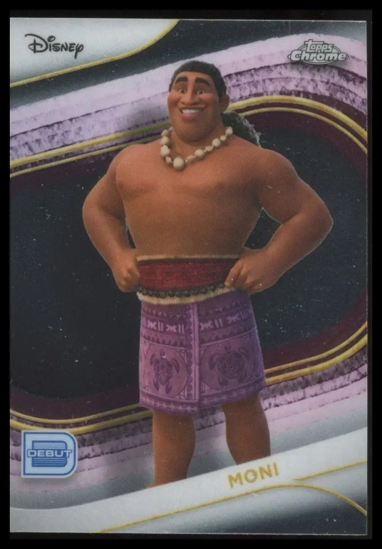2025 Topps Chrome Disney Moni Debut #14 Moana Trading Card - Non-Sports Card Single