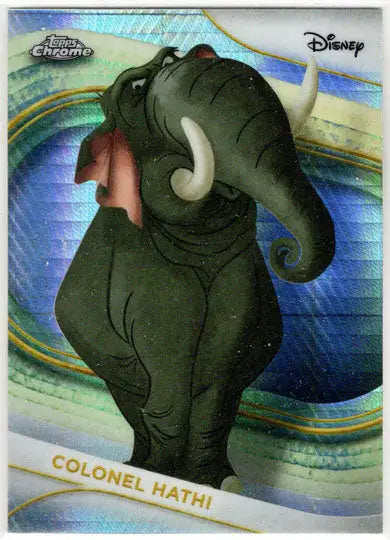 2025 Topps Chrome Disney Prism Parallel Card 110 Colonel Hathi - Non-Sports Card Single