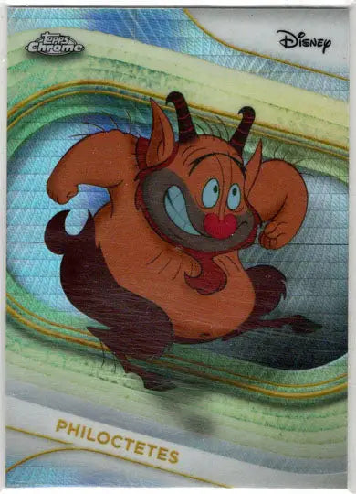 2025 Topps Chrome Disney Prism Parallel Card 46 Philoctetes - Non-Sports Card Single