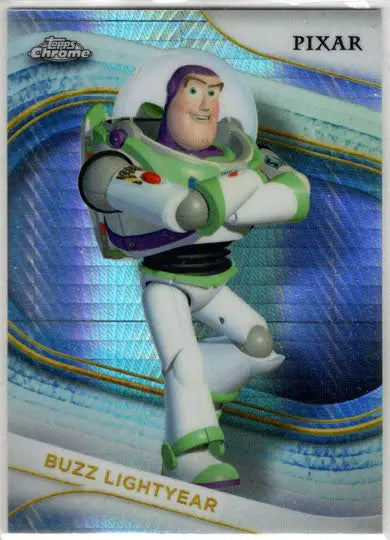 2025 Topps Chrome Disney Prism Parallel Card 90 Buzz Lightyear - Non-Sports Card Single