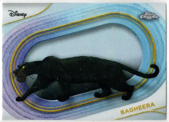 2025 Topps Chrome Disney Refractor Parallel Card 107 Bagheera - Non-Sports Card Single