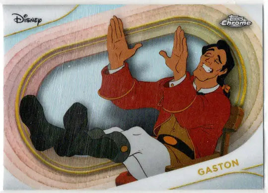 2025 Topps Chrome Disney Refractor Parallel Card 127 Gaston - Non-Sports Card Single