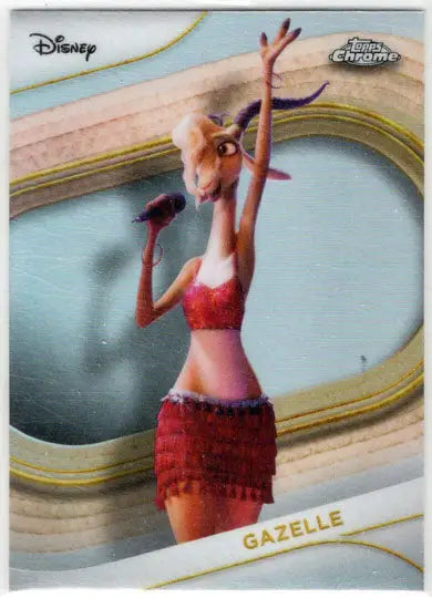 2025 Topps Chrome Disney Refractor Parallel Card 172 Gazelle - Non-Sports Card Single