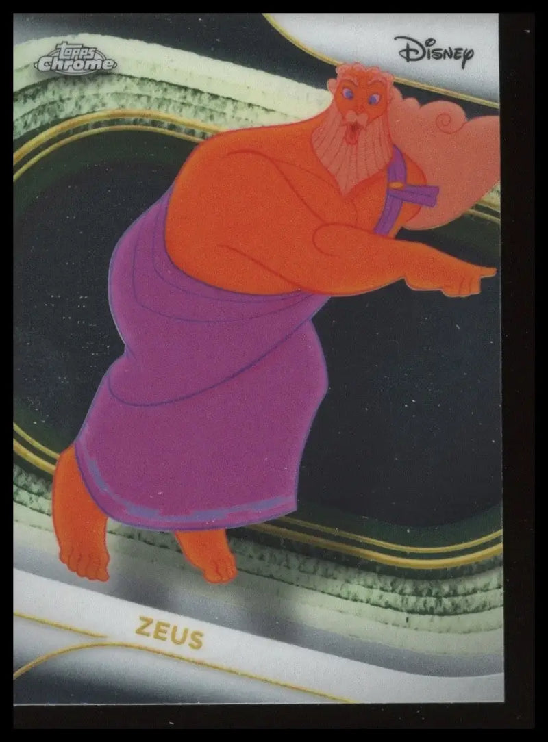 2025 Topps Chrome Disney Zeus #49 Hercules Trading Card - Non-Sports Card Single