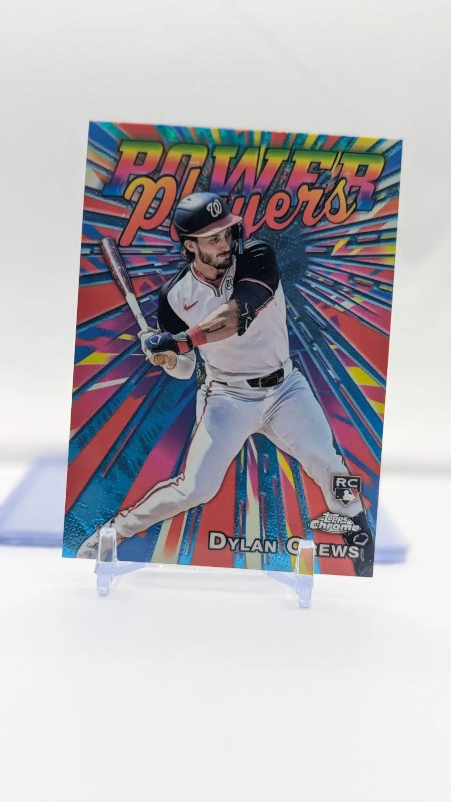 2025 Topps Chrome Dylan Crews Power Players RC #PP-20 Washington Nationals - Baseball Card Single