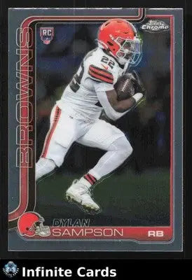 2025 Topps Chrome DYLAN SAMPSON #308 Chrome Cleveland Browns RC