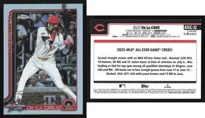 2025 Topps Chrome ELLY DE LA CRUZ #ASGC-32 Cincinnati Reds