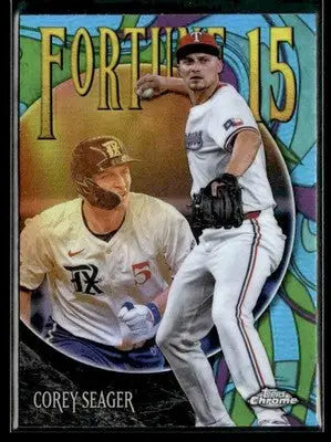2025 Topps Chrome #F15-15 Corey Seager Fortune 15 - Baseball Card Single