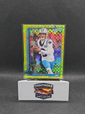 2025 Topps Chrome Football -Bryce Young - Lime Green X-Fractor #40 - Football Card Single
