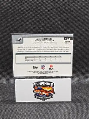 2025 Topps Chrome Football - Jaelan Phillips Hot Pink X-Fractor #192 - Football Card Single