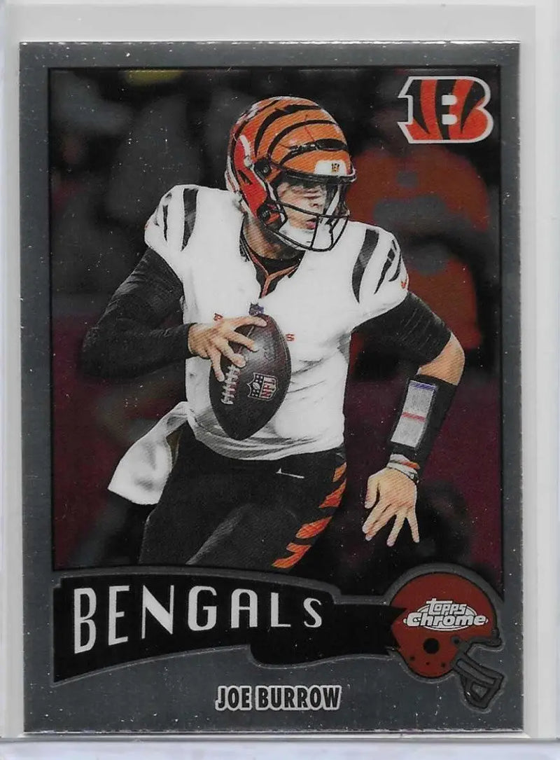 2025 Topps Chrome Football Joe Burrow 1975-7 Retro Throwback (1202) - Football Card Single