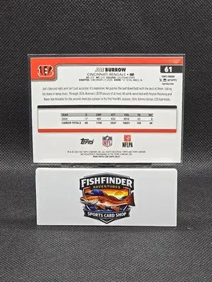 2025 Topps Chrome Football Joe Burrow Refractor Cincinnati Bengals #61 - Football Card Single