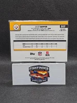 2025 Topps Chrome Football NFL Jack Sawyer Raywave Refractor #357 Steelers RC - Football Card Single