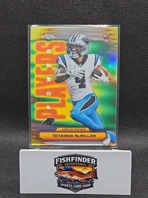 2025 Topps Chrome Football-Tetairoa McMillan Refractor Power Players #PP-28 - Football Card Single
