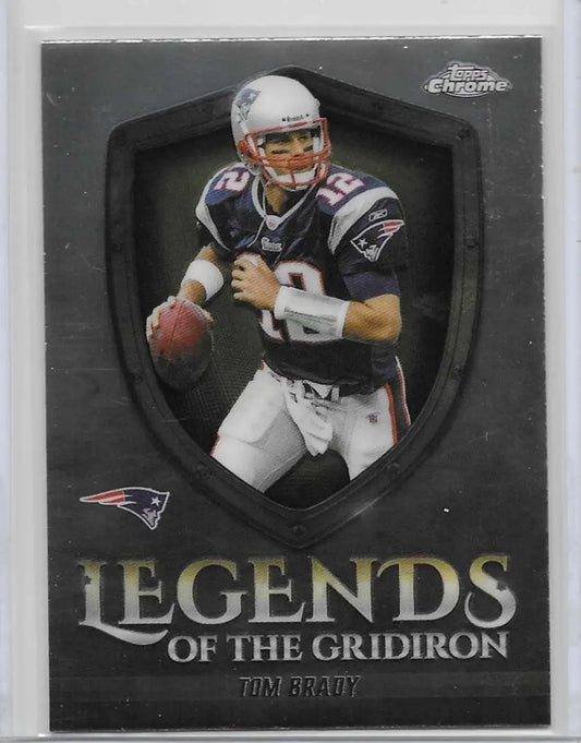 2025 Topps Chrome Football Tom Brady Legends of the Gridiron Insert LOG-9 1164 - Football Card Single