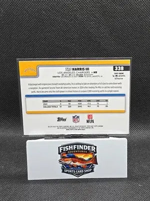 2025 Topps Chrome Football-Tre Harris III RC Refractor #338 - Football Card Single