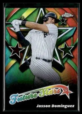 2025 Topps Chrome #FS-10 Jasson Domínguez Future Stars - Baseball Card Single