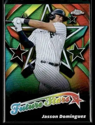 2025 Topps Chrome #FS-10 Jasson Domínguez Future Stars - Baseball Card Single