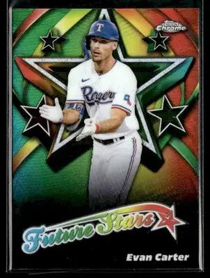2025 Topps Chrome #FS-12 Evan Carter Future Stars - Baseball Card Single