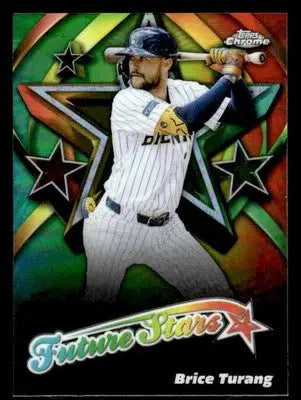 2025 Topps Chrome #FS-17 Brice Turang Future Stars - Baseball Card Single