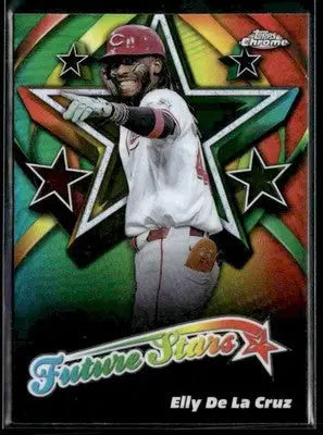 2025 Topps Chrome #FS-7 Elly De La Cruz Future Stars - Baseball Card Single