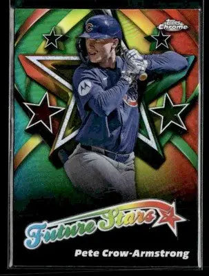 2025 Topps Chrome #FS-8 Pete Crow-Armstrong Future Stars - Baseball Card Single