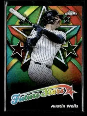 2025 Topps Chrome #FS-9 Austin Wells Future Stars - Baseball Card Single