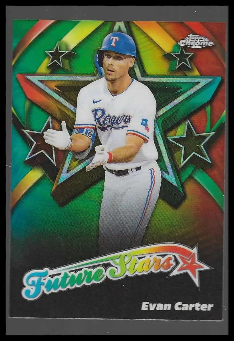 2025 Topps Chrome Future Stars #FS-12 Evan Carter - Baseball Card Single