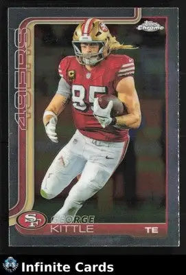 2025 Topps Chrome GEORGE KITTLE #267 San Francisco 49ers
