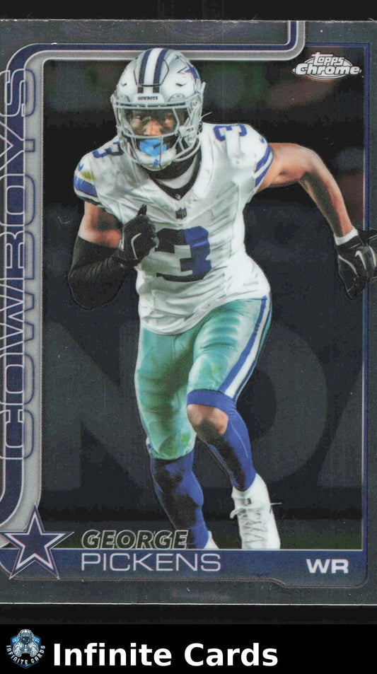 2025 Topps Chrome GEORGE PICKENS #80 Dallas Cowboys - Football Card Single