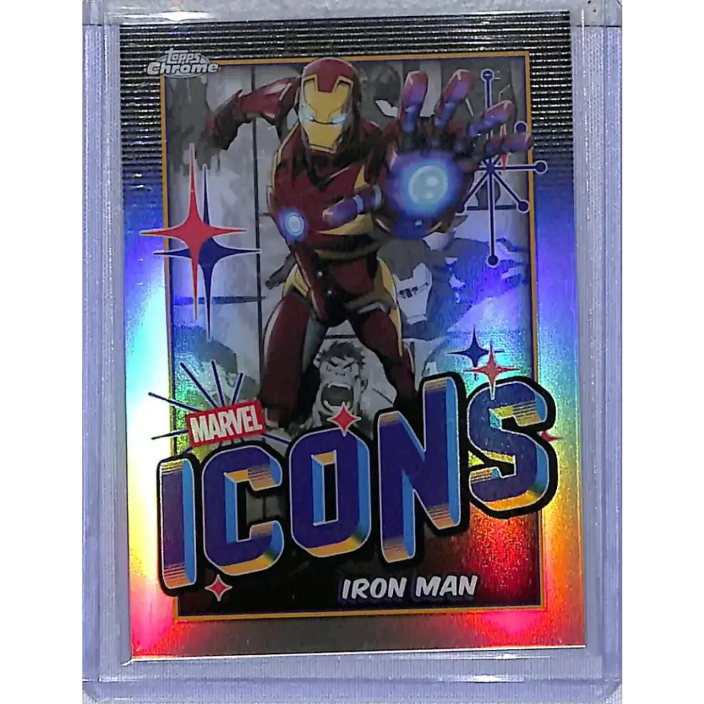 2025 Topps Chrome Icons #MI-7 Iron Man NM-MT - Marvel Card Single