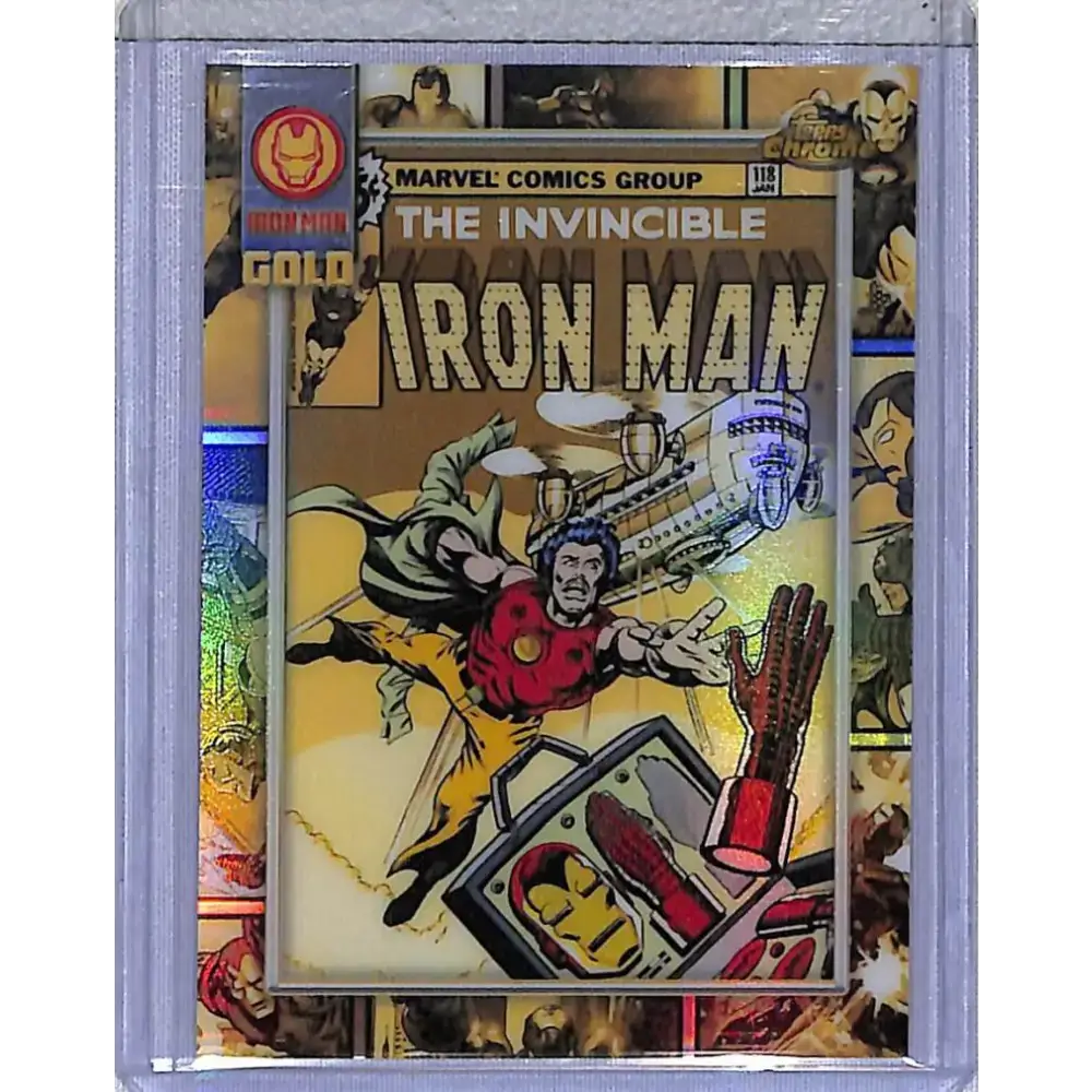 2025 Topps Chrome Iron Man Gold #IM-4 #118 NM-MT - Marvel Card Single