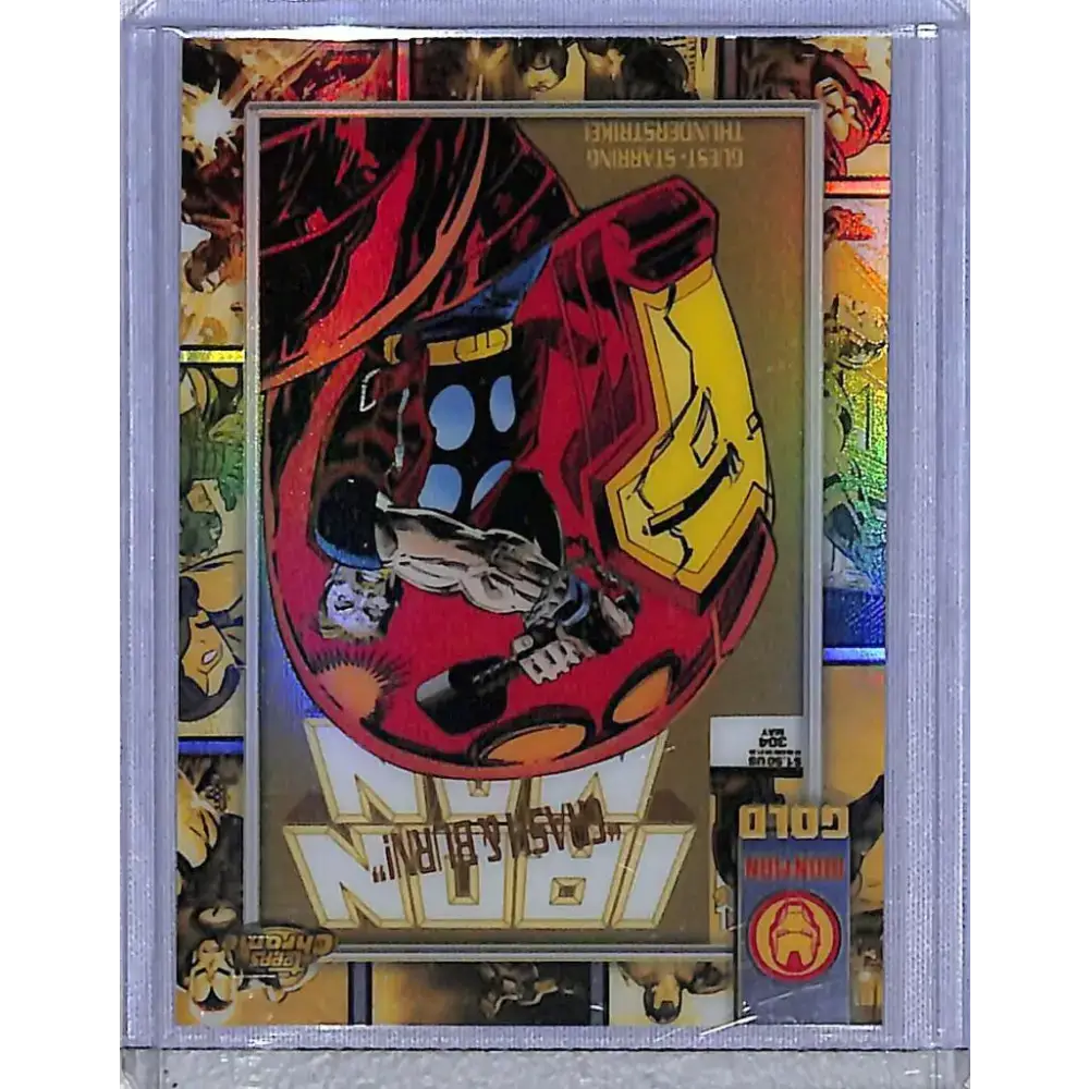 2025 Topps Chrome Iron Man Gold #IM-6 #304 NM-MT - Marvel Card Single