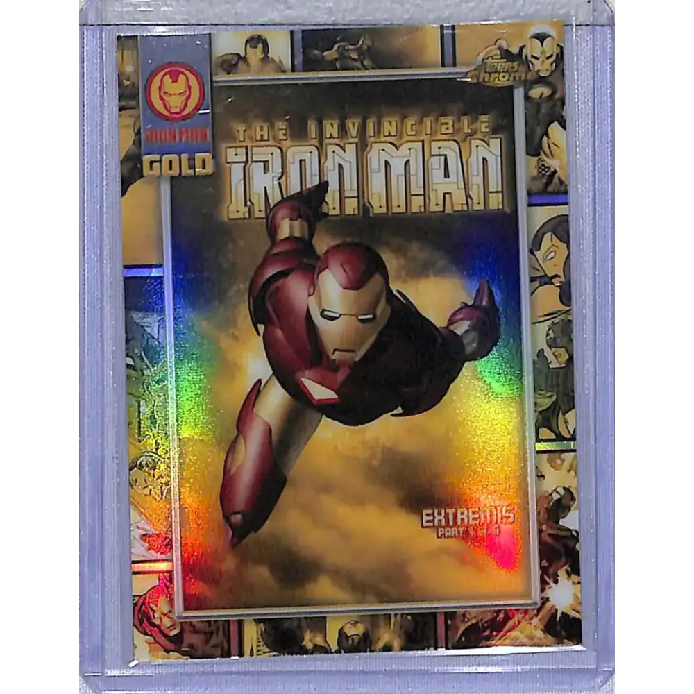 2025 Topps Chrome Iron Man Gold #IM-7 #1 NM-MT - Marvel Card Single