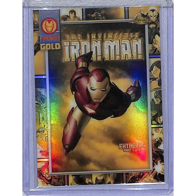 2025 Topps Chrome Iron Man Gold #IM-7 #1 NM-MT - Marvel Card Single