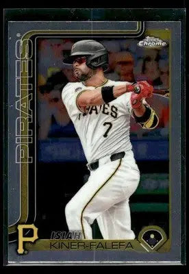 2025 Topps Chrome Isiah Kiner-Falefa #42 Pittsburgh Pirates
