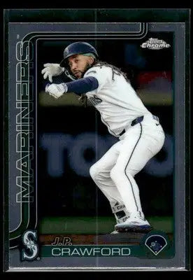2025 Topps Chrome J.P. Crawford #181 Seattle Mariners