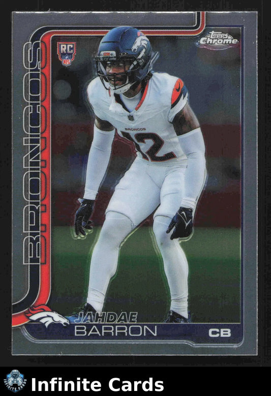 2025 Topps Chrome JAHDAE BARRON #359 Denver Broncos RC - Football Card Single