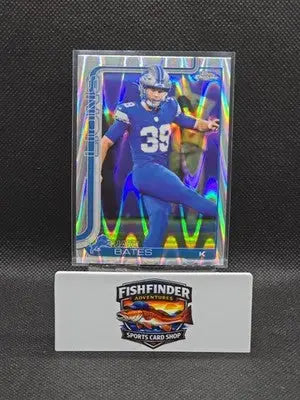 2025 Topps Chrome - Jake Bates #105 RayWave Refractor - Football Card Single
