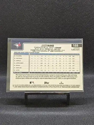 2025 Topps Chrome - Jake Bloss #188 RayWave Refractor (RC)