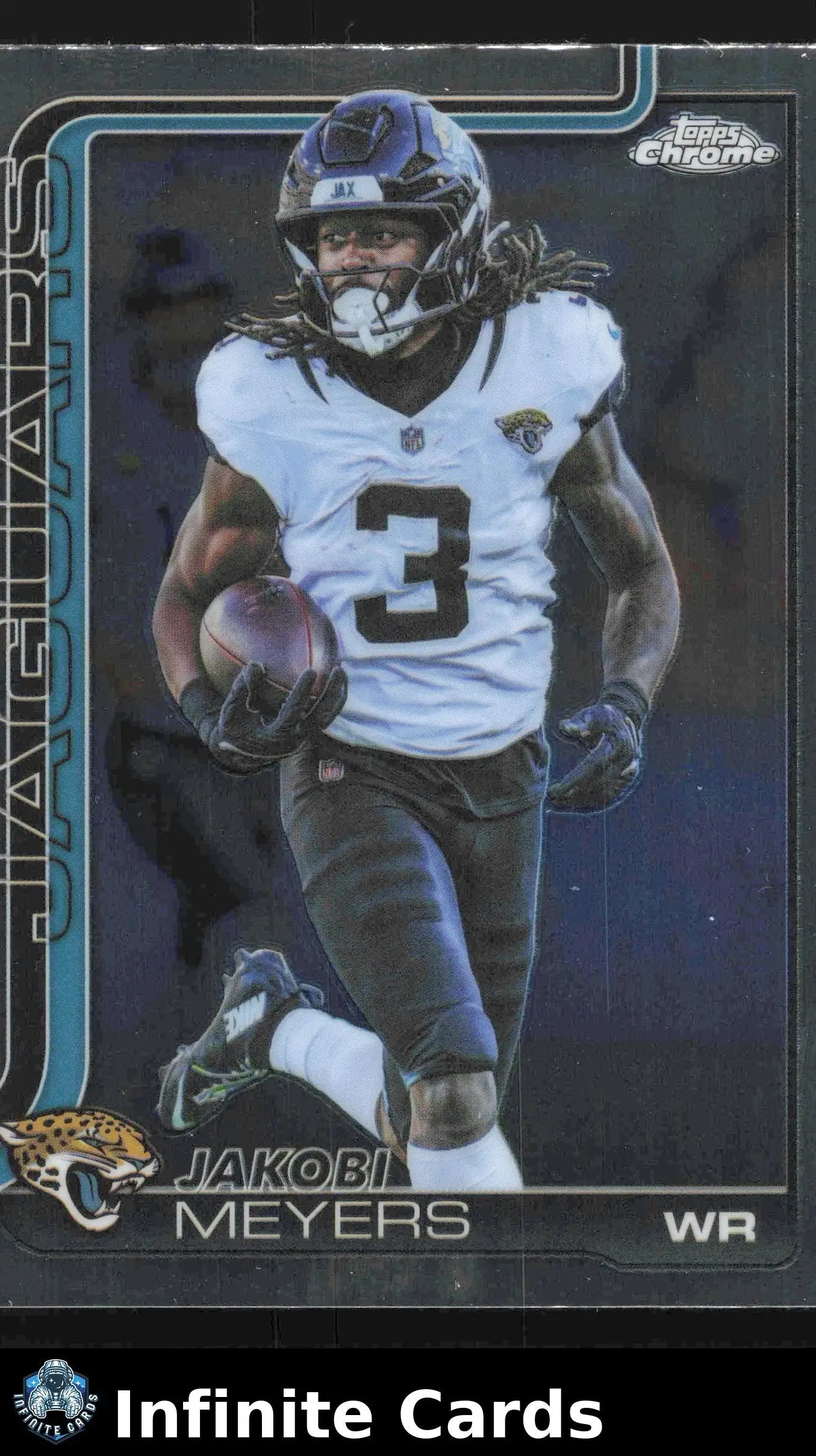 2025 Topps Chrome JAKOBI MEYERS #176 Chrome Jacksonville Jaguars - Football Card Single