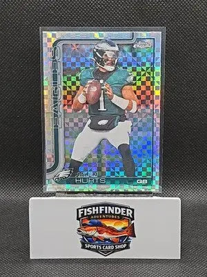 2025 Topps Chrome - Jalen Hurts #247 X-Fractor - Football Card Single